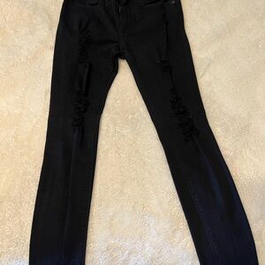 Express Black Denim Jeans